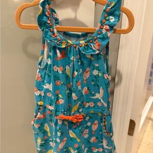 Boden Bird Print Romper